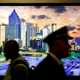 An image of the city skyline at Hartsfield-Jackson Atlanta International Airport.